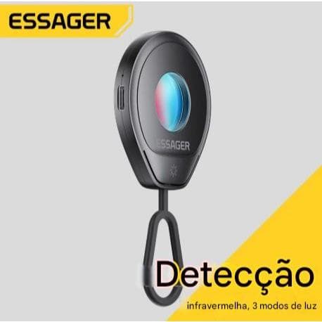 Mini detector de câmera escondida portátil anti-espião infravermelho, localizador anti-espionagem gadget para viagens