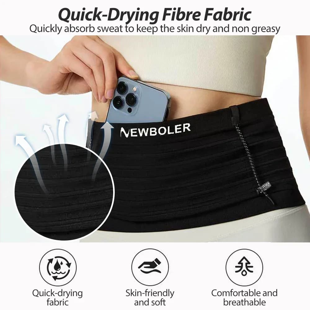 Cinta Esportiva Elástica Fitness Porta Celular Objetos Corrida Treino