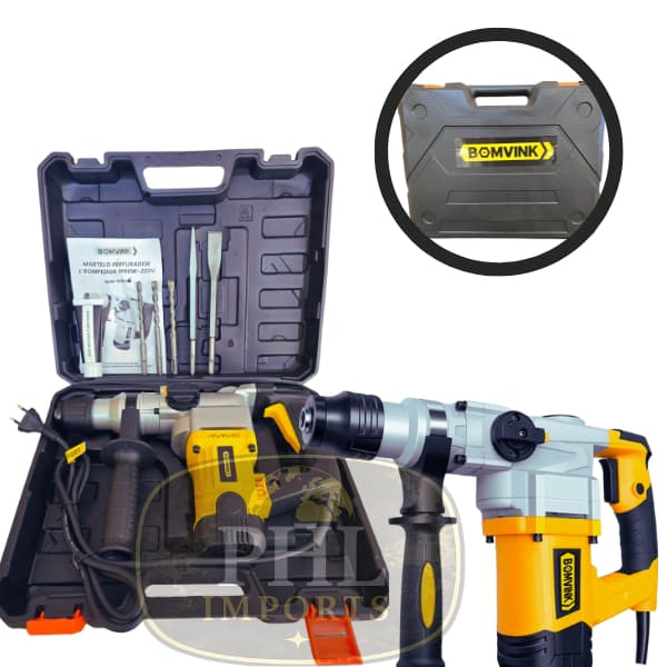 Martelete Rompedor 1000W 220V SDS Demolidor Furadeira Impacto