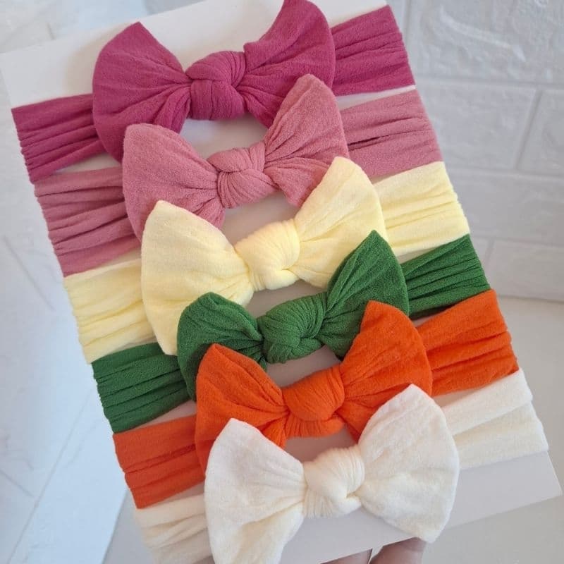 Kit Faixa de Cabelo Bebê Faixinhas RN Turbante Infantil  kit com 3 6 10 Unidades