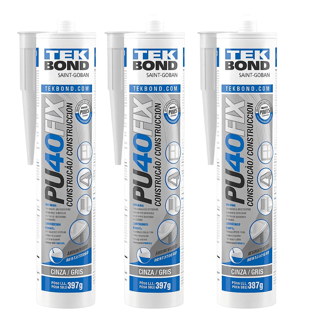 PU 40 FIX TEKBOND CINZA ADESIVO SELANTE