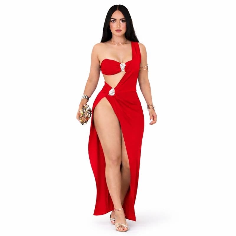 Vestido Saída de Praia Glam Turquesa | Vestido Longo Feminino Praia Luxo Verão | Moda Resort Elegante.