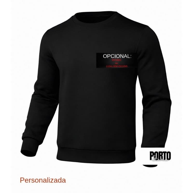 Blusa de frio com gola de manga longa time B0tafogo sem capuz na promoção