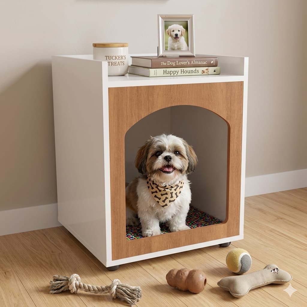 Mesa de Cabeceira Para Pet Casinha De Cachorro Gato Quarto Caminha Cores