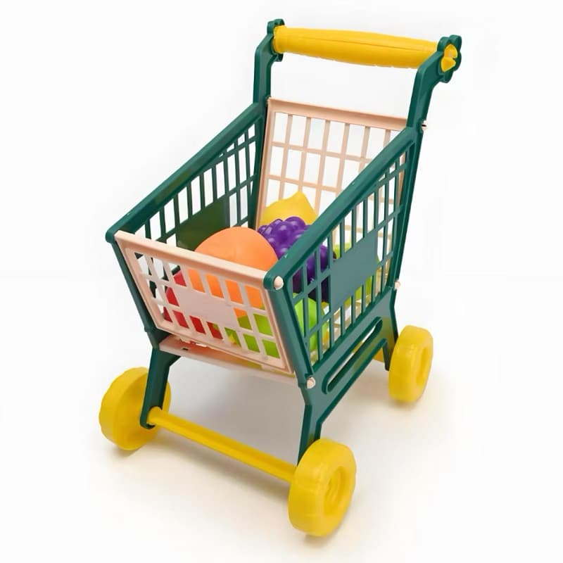 Mini Carrinho de Compras Supermercado Infantil - Praticidade e Diversão para Crianças
