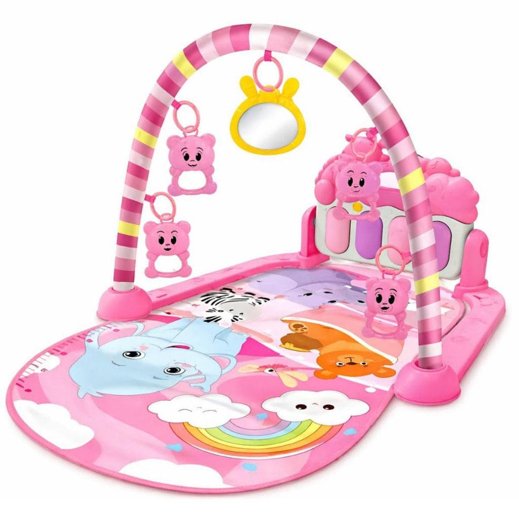 Tapete de Atividades Musical  Infantil Bebê Com Piano Som e Luzes Interativo Confortável