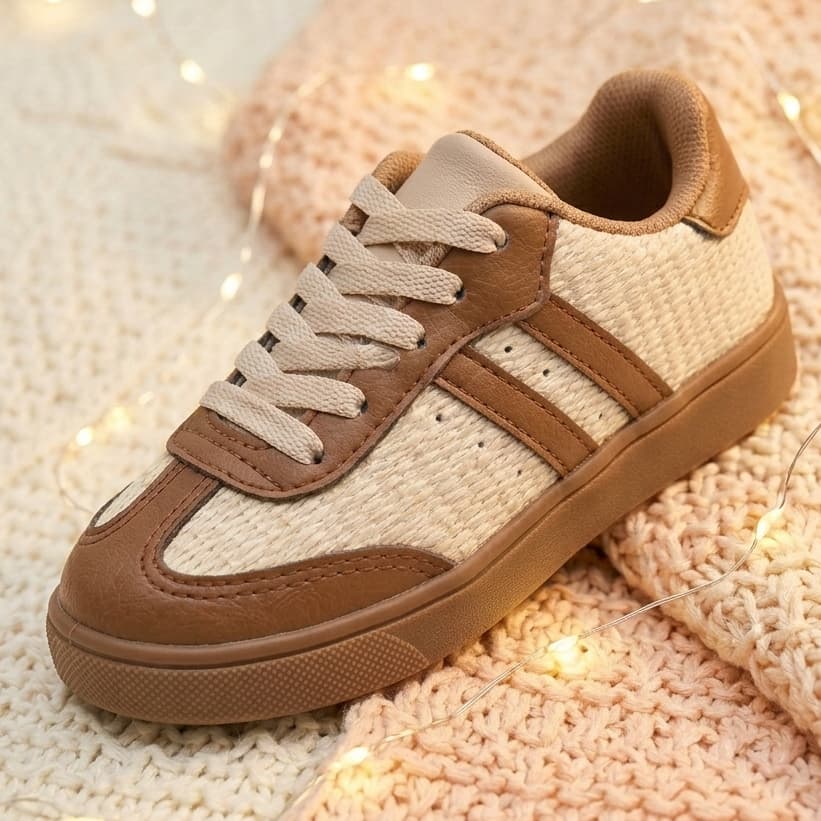 Tenis Infantil Menina Menino Casual Retro Sapatenis Confortavel Promoçao