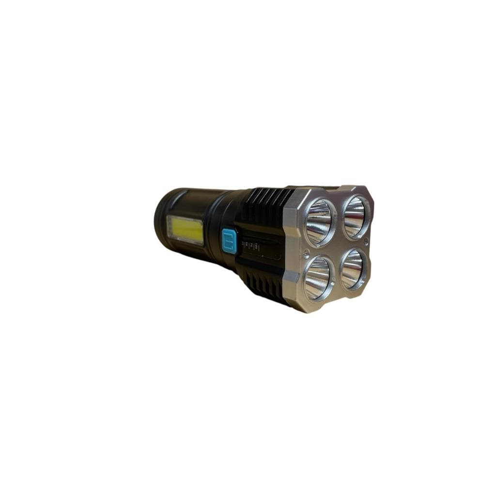 Lanterna Led A Prova D'água 4 Nucleos Potente Usb