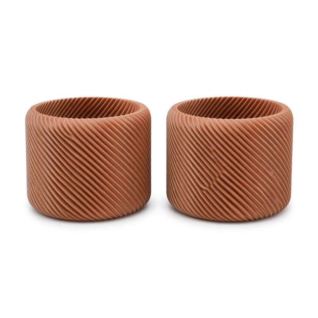 Vaso Decorativo 3D Espiral para Plantas 🌿 | Design Moderno | Kit 1 ou 2 Unidades | PLA Premium (Planta Não Inclusa)