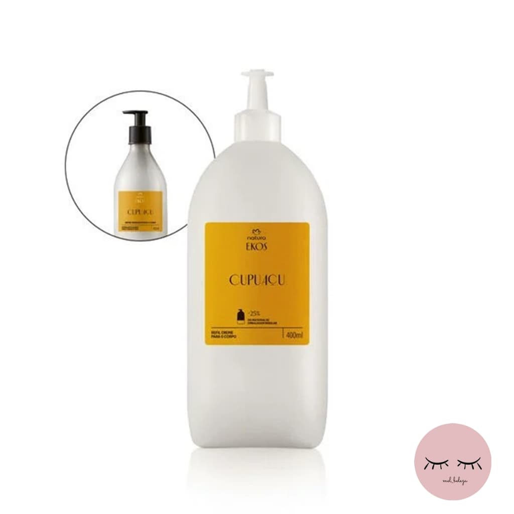 Refil Creme Desodorante Hidratante para o Corpo Ekos Cupuaçu 400 ml