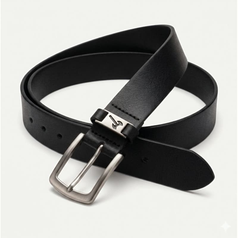 ​Cinto de Couro Masculino Classic Hammer Design Moderno Elegante