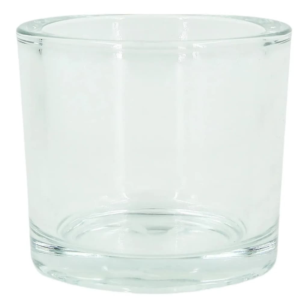 Vaso De Vidro Cil Polonês Artesanal Reforçado A8 D8 Incolor