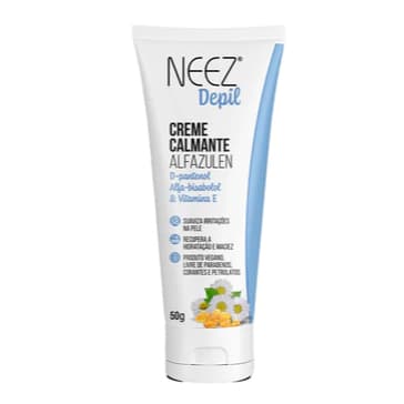 Creme Calmante Alfazulen Hidratante Corporal Neez Pós Depilação (50, 100 ou 200g)