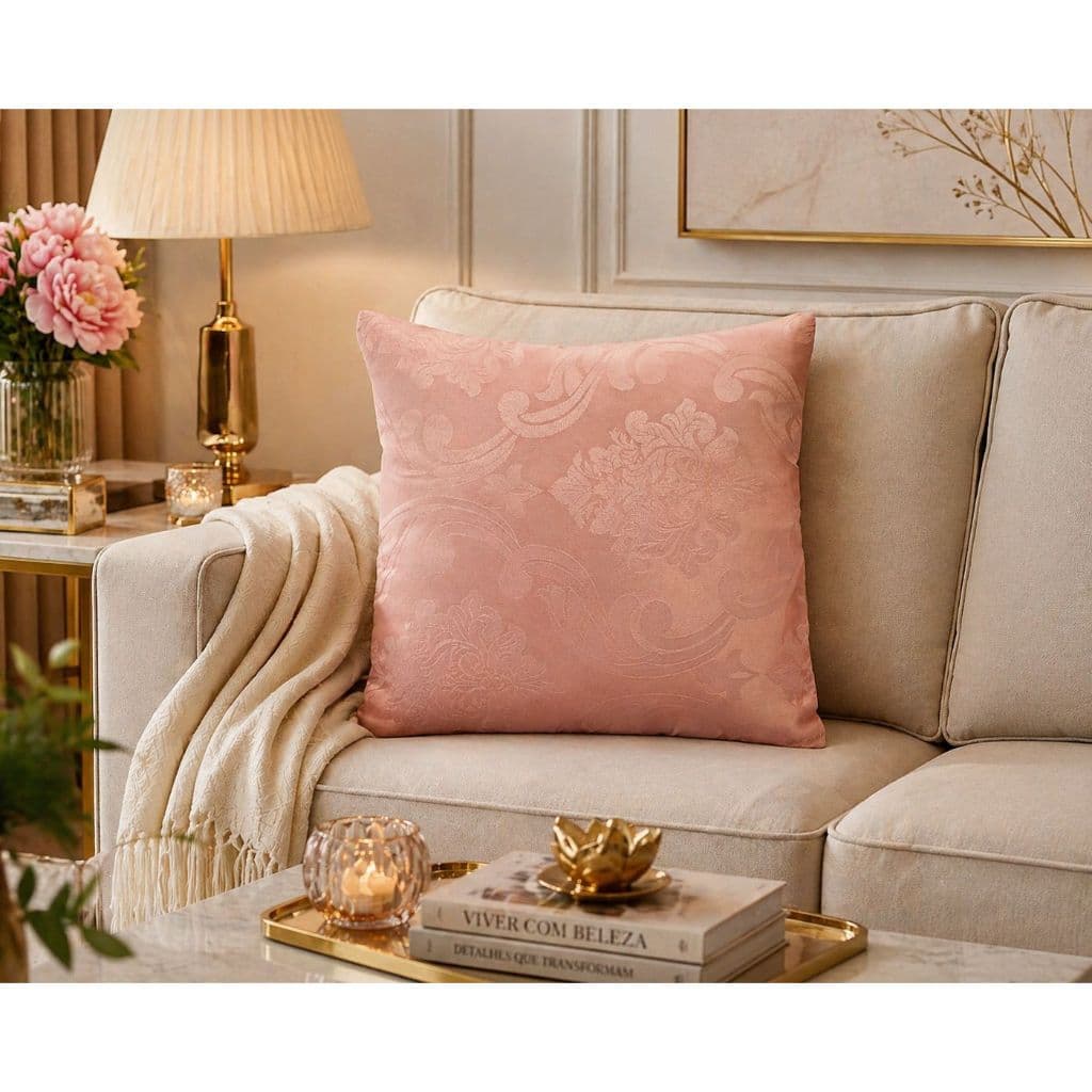Kit  de Almofada Jacquard 45cm x 45cm Modernas Elegantes Para Sofá Sala Decoraçaõ promoção