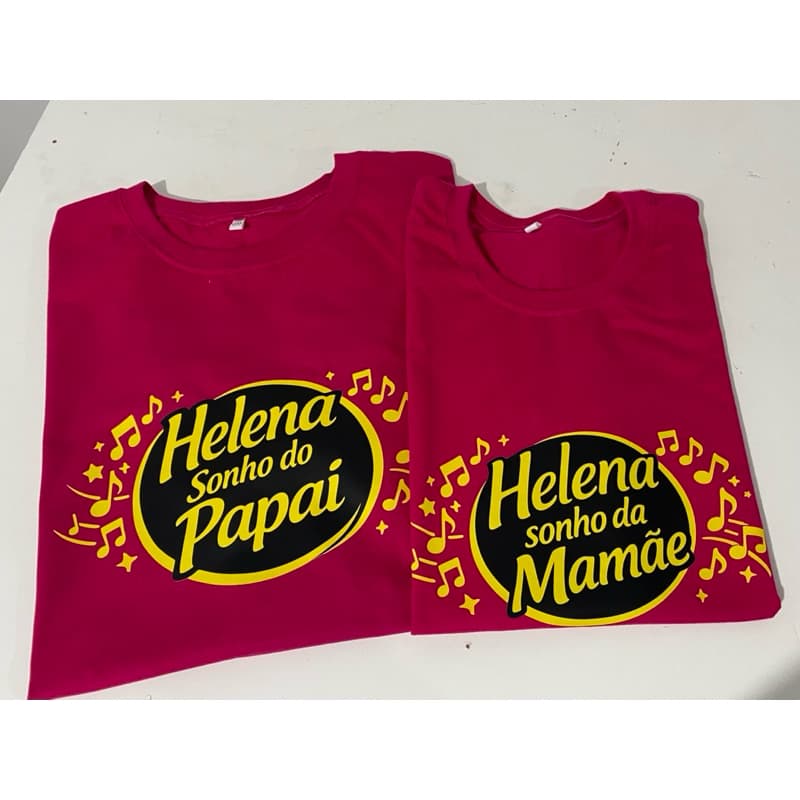 Camiseta Personalizada com Nome – Mamãe e Papai | Presente Criativo