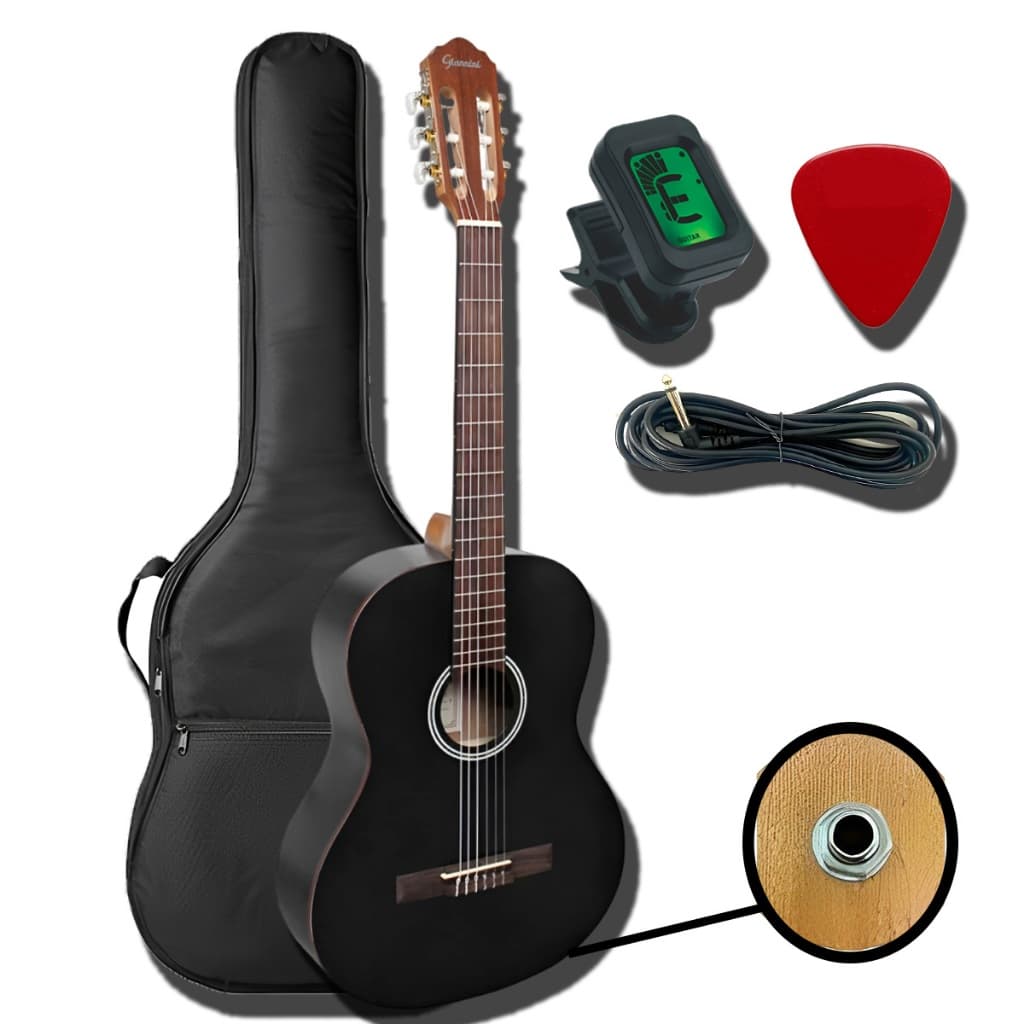 Violão Giannini N-17 Satin Black + Acessórios