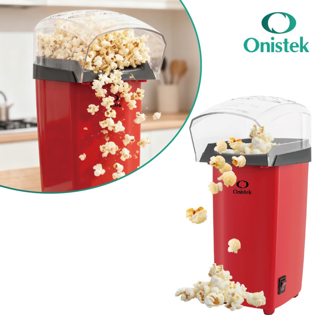 Pipoqueira Elétrica Doméstica Sem Óleo Onistek 110/220V Potência 1100W para Filmes e Lanches Rápidos
