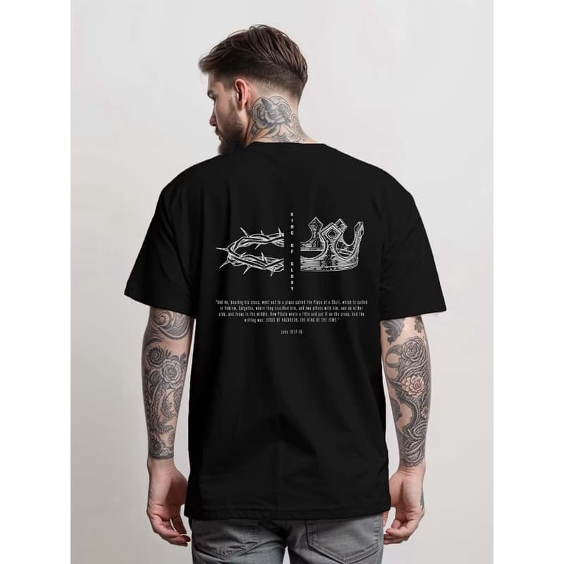 Camiseta Masculina T-Shirt King Of Glory Camisa Manfinity 100% Algodão Street Wear