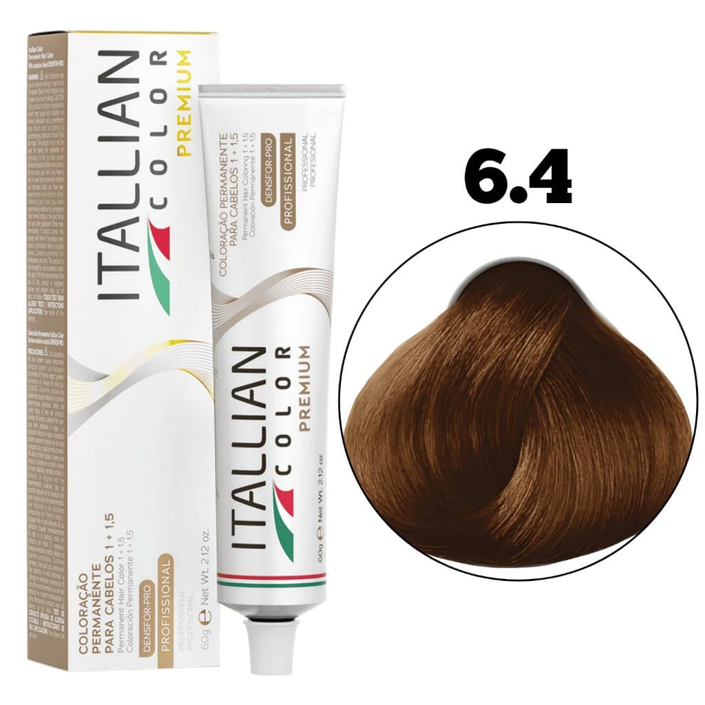 COLORAÇÃO ITALLIAN COLOR LOURO ESCURO COBRE 6.4 60G