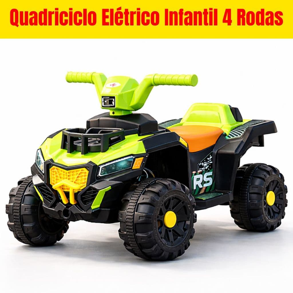 Quadriciclo Carro Elétrico Adventure Passeio Infantil Seguro