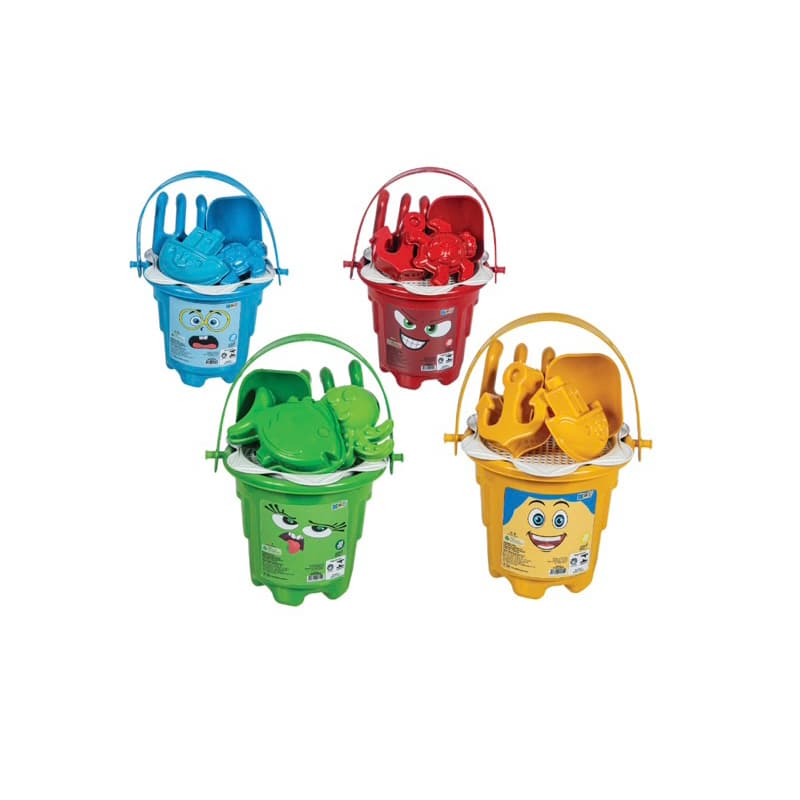 🏖️ Baldinho de Praia Infantil Vermelho Kendy Brinquedos | Diversão Garantida na Areia