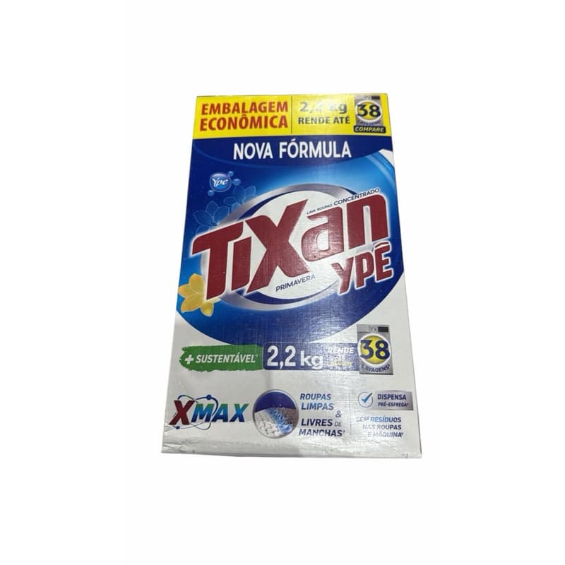Sabão em Pó Tixan Ype Primavera 2,2kg Super PROMOÇÃO