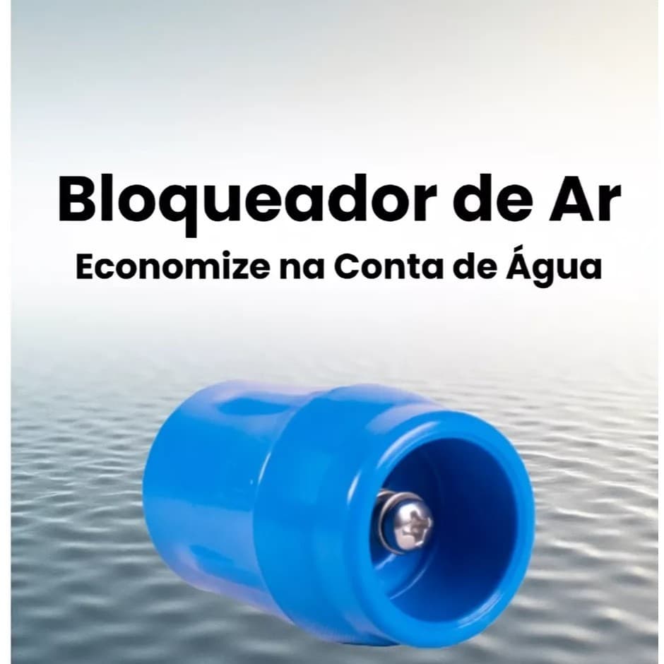 Bloqueador De Ar Redutor Conta Água Válvula Economizar Hidrômetro