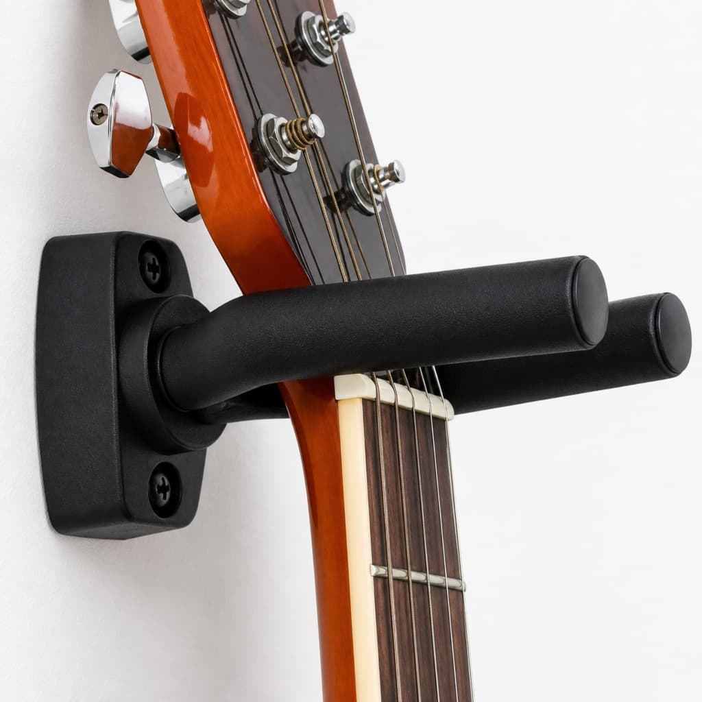 Suporte Ajustável de Parade Para Violão Ukulele Cavaco Parede Ajustavel, Universal, ABS Bucha