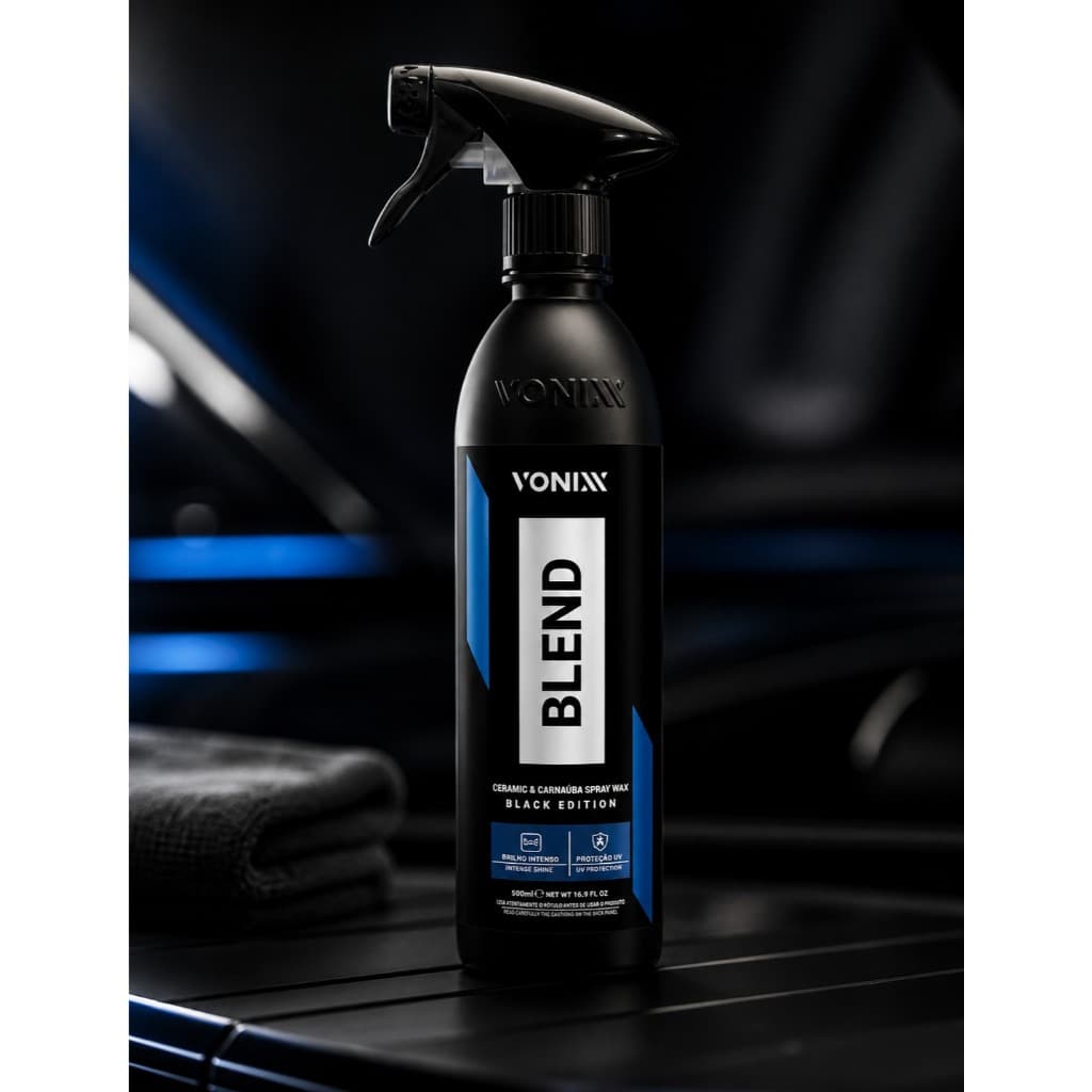 CERA BLEND BLACK SPRAY Carnaúba E Sílica 500ml VONIXX