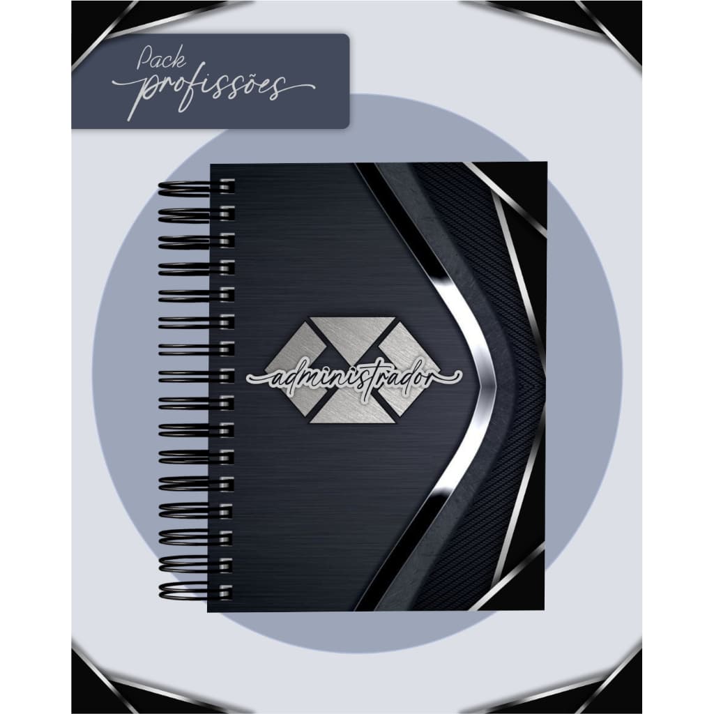 Caderno Profissões Masculino Personalizado | 80 Folhas 90g | Capa Fosca | 30 Modelos | Presente