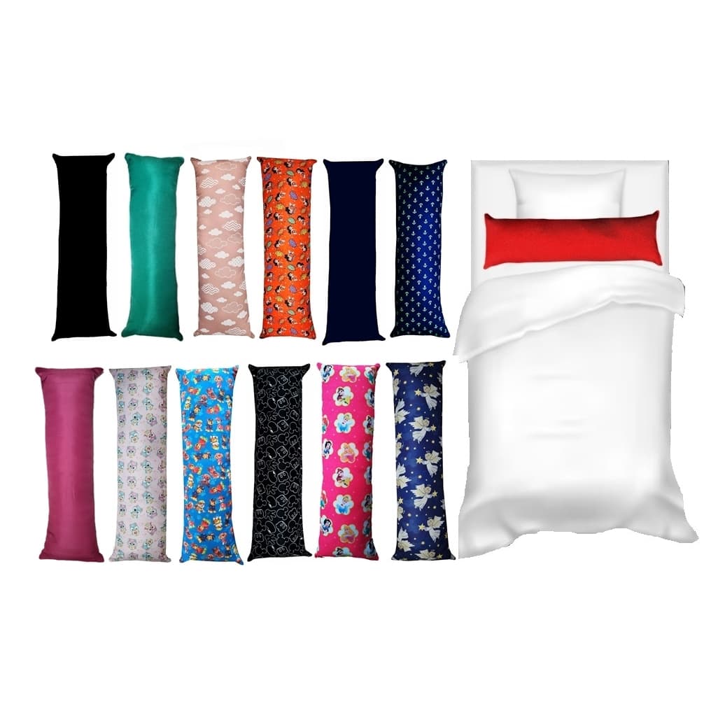 Almofada Cama 60x20cm Xuxão Sofá Travesseiro Para Sofá E Cama