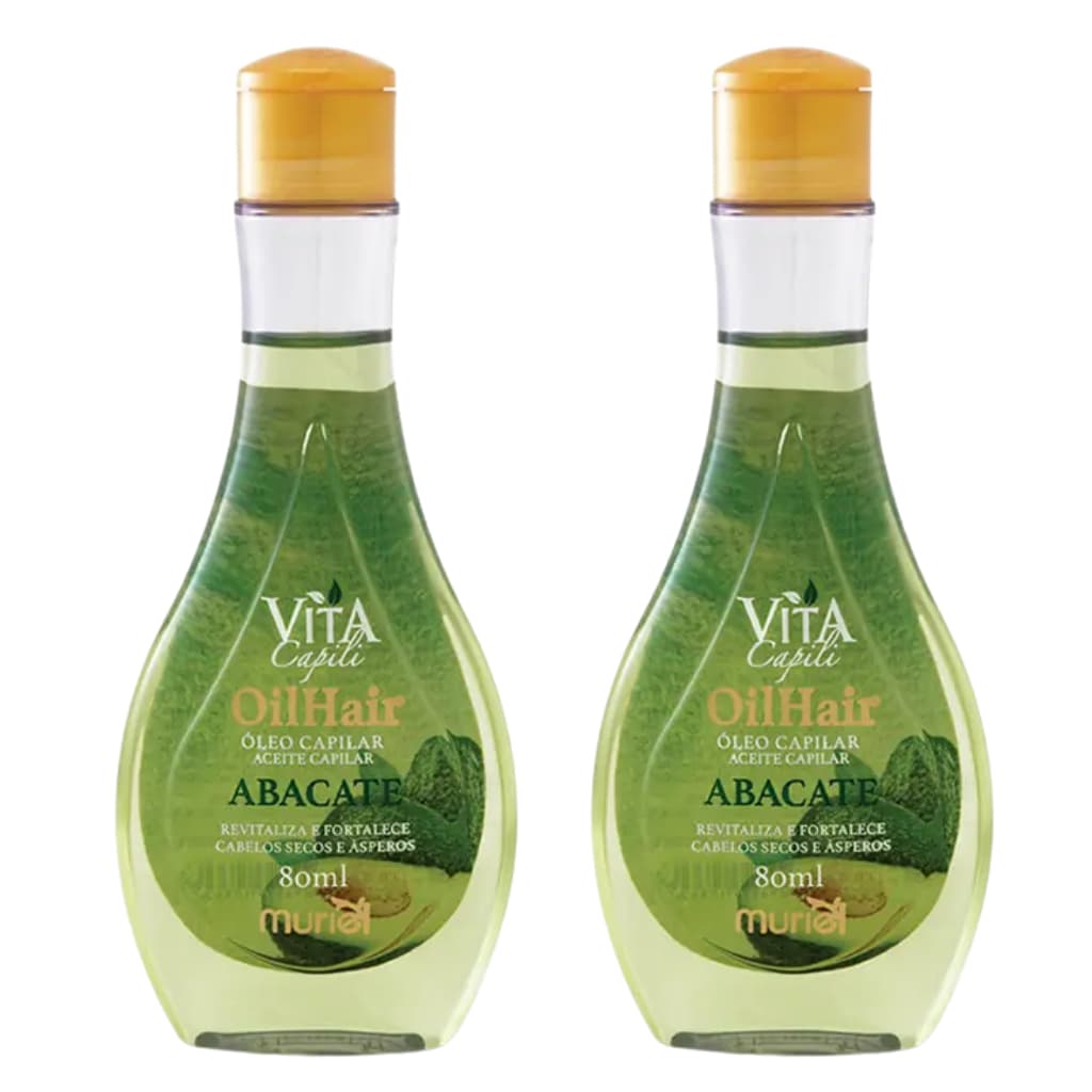 Kit 2 Óleo Capilar Vita Capili Muriel 80ml Cada - Variações