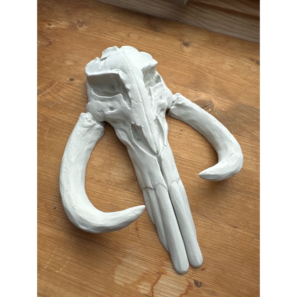 Crânio Mitossauro Mandaloriano 3D | Decoração Geek Star Wars | Peça Colecionável Impressa em 3D