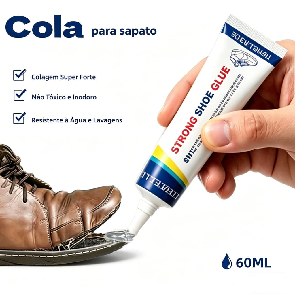 Shoe Cola Forte Universal Para Sapatos  Adesivo À Prova D'água Reparos Rápidos De Cola