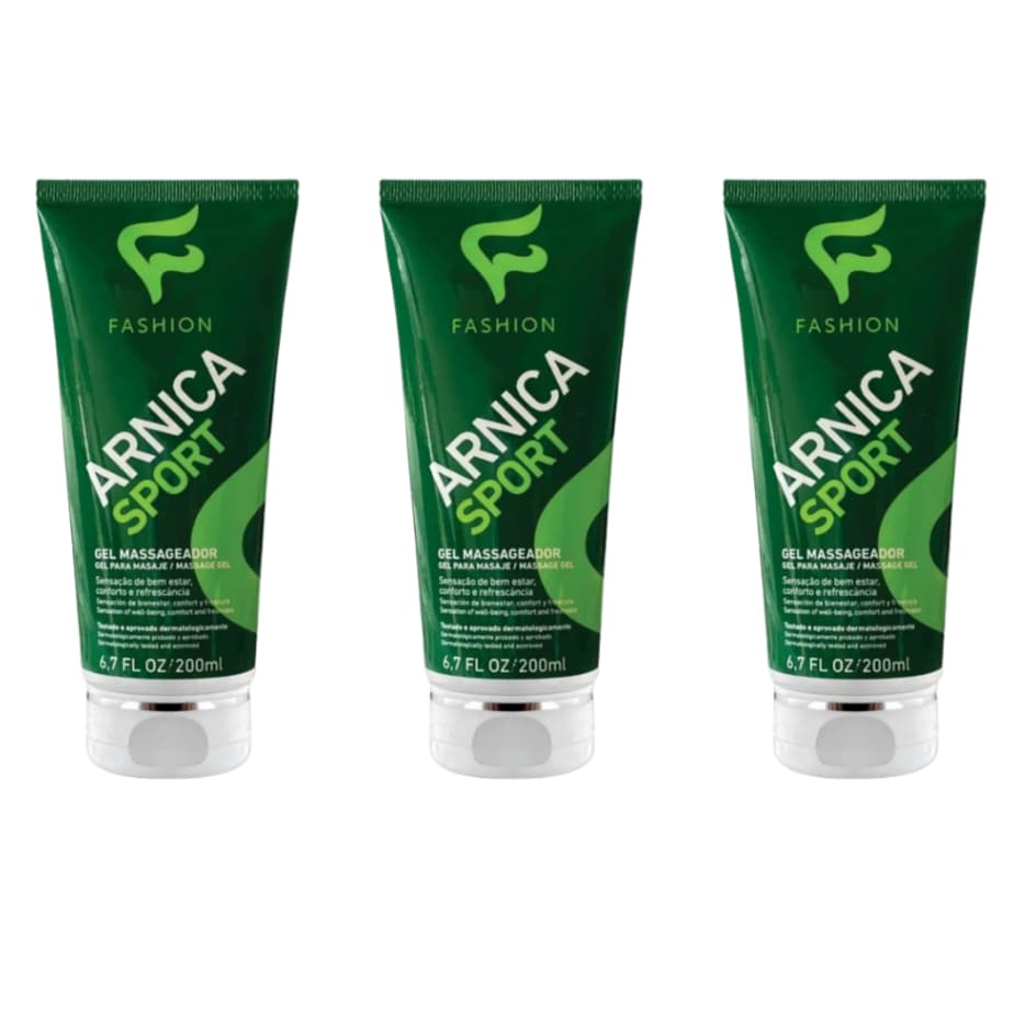 Kit 3 Arnica Sport 200ml - Fashion Cosméticos