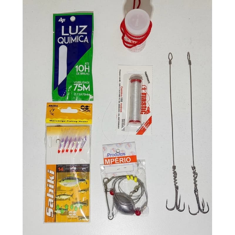 Kit de Pesca Completo: Sabiki e Pesca de Fundo (Espada)