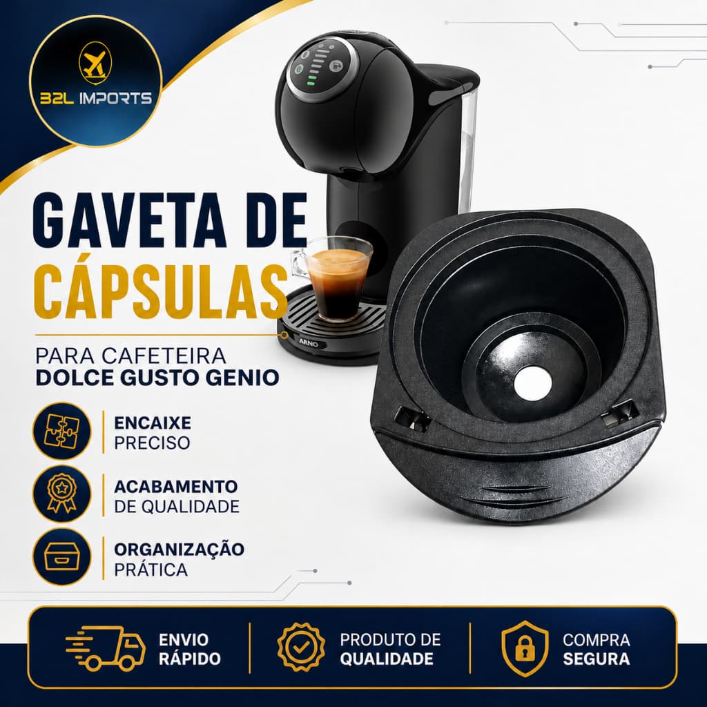 Porta Capsula Cafeteira Dolce Gusto Genio S DGS1