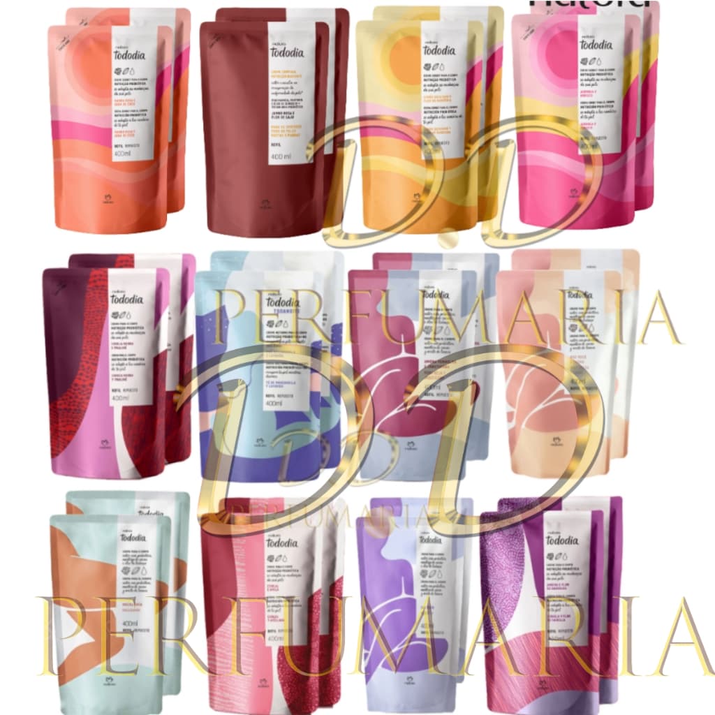 1 ou 2  Refil Creme Hidratante Tododia Natura 400ml Cada
