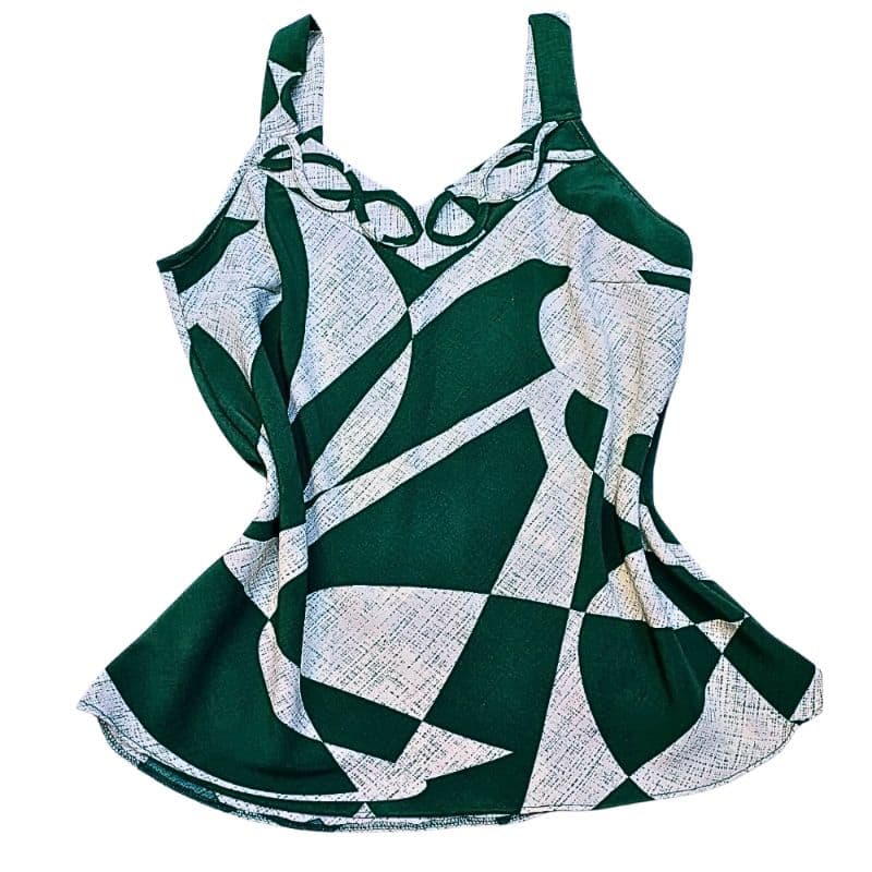 Blusa Feminina Alça Grossa Detalhe na Frente