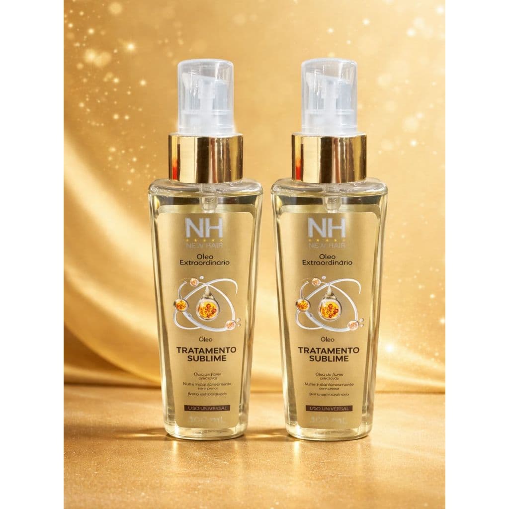 Kits Óleo Extraordinário NH New Hair Óleo Extraordinário 100 ML Tratamento Sublime