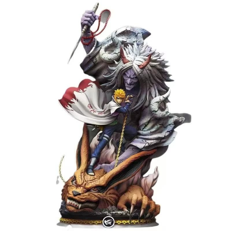 Action Figure Minato 4º Hokage, MINATO, Selo da Morte (Shinigami e Kurama) - Bandai