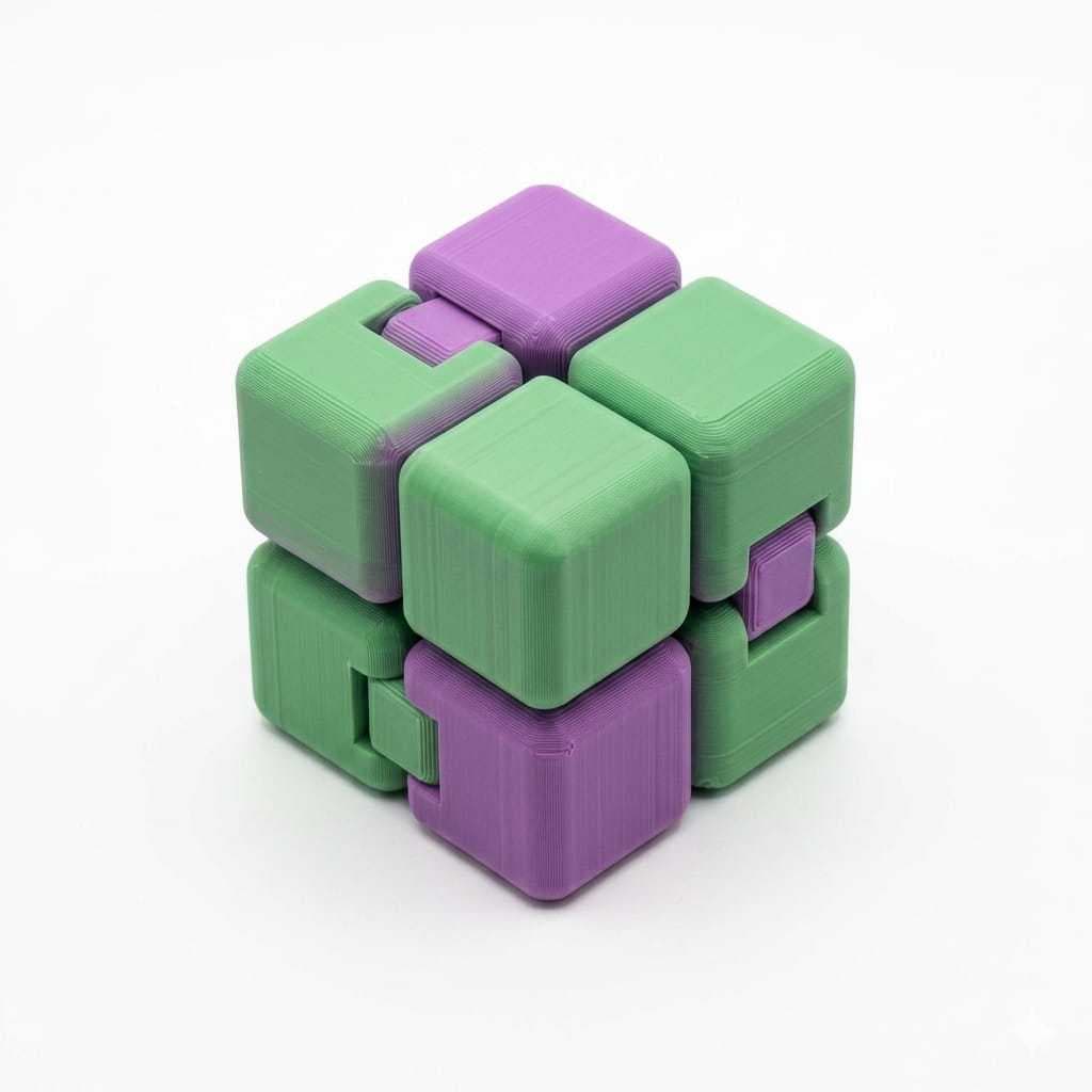 Cubo Infinito Sensorial Fidget Toy - Alívio de Estresse e Ansiedade