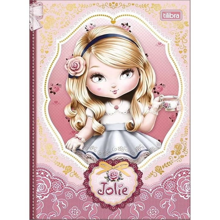 ✨ Caderno Jolie Tilibra 💖 Papelaria Fofa Feminina Caderno Temático Delicado Escolar
