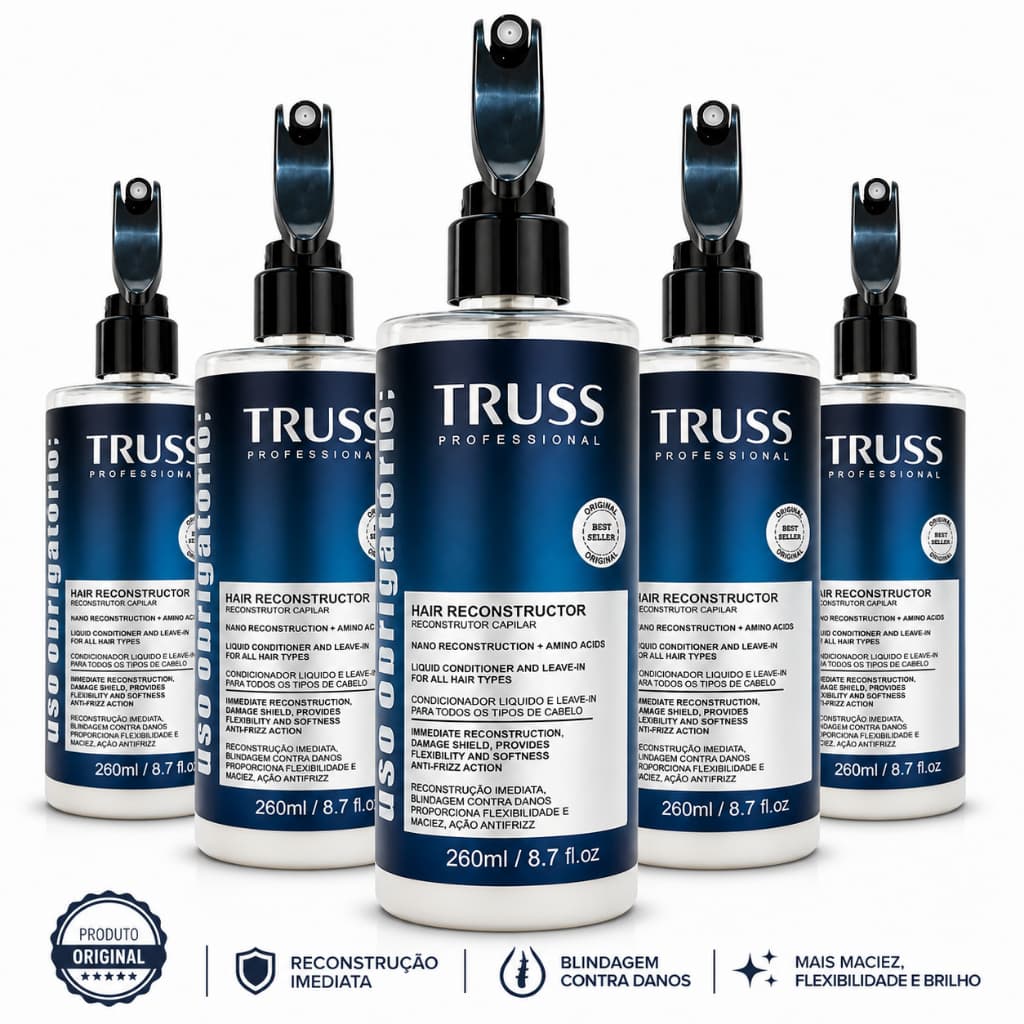 KIT 5  Uso Obrigatório TRUSS TRADICIONAL 260ml