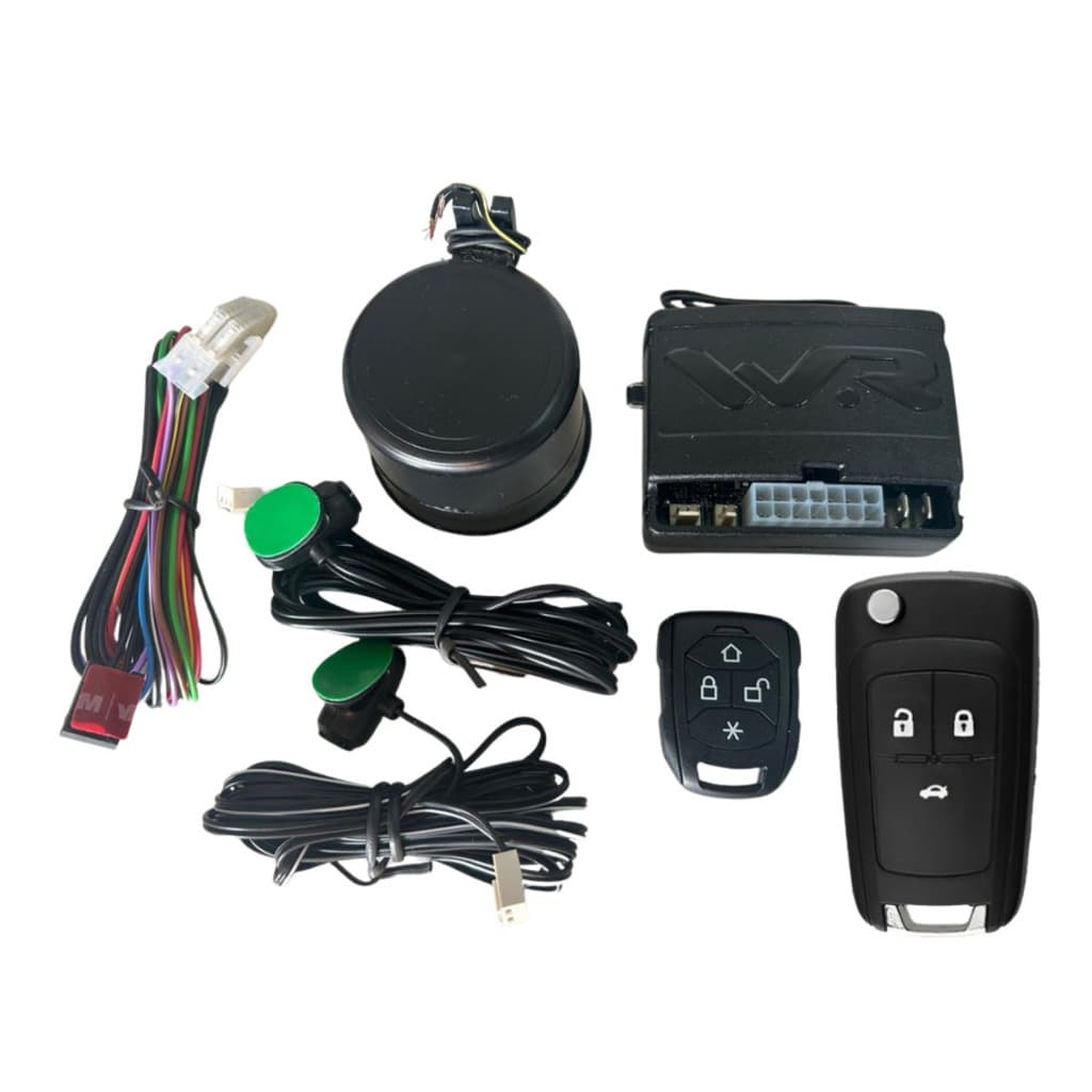 Alarme Veicular Wr Chave Canivete Tipo Gm + Controle