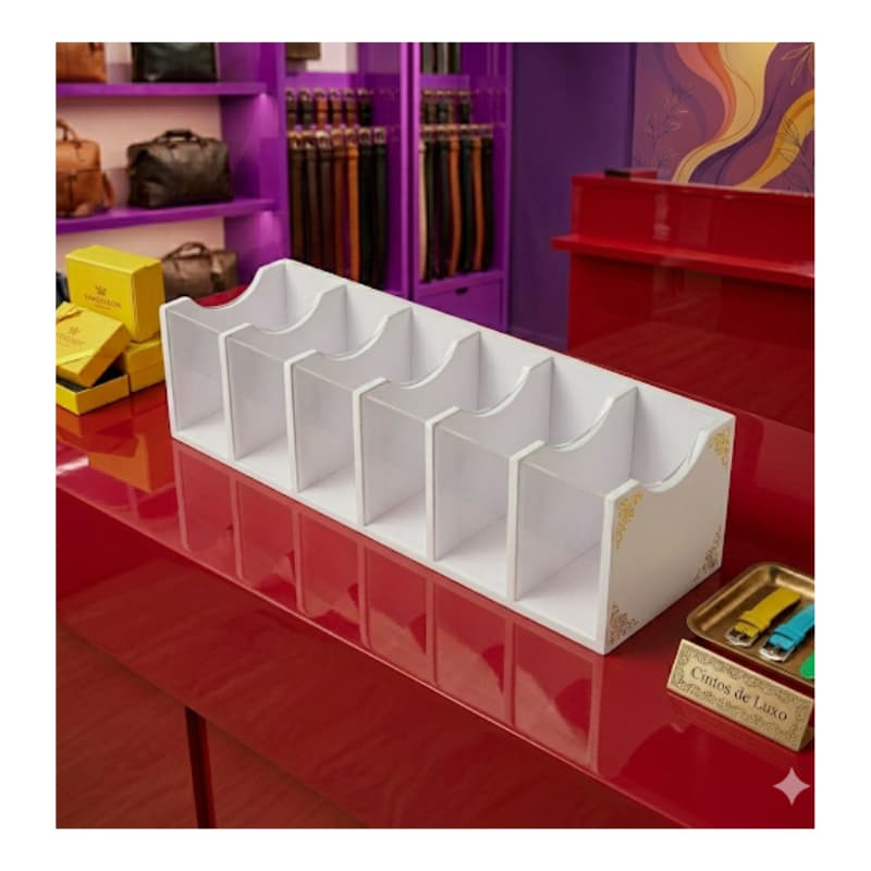 ORGANIZADOR PARA CINTOS EM PVC