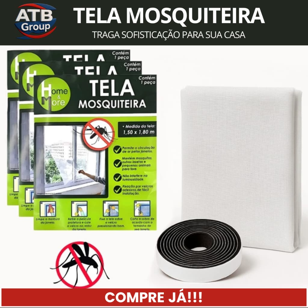 TELA MOSQUITEIRA PROTEÇÃO TOTAL PARA SUA CASA CONTRA INSETOS