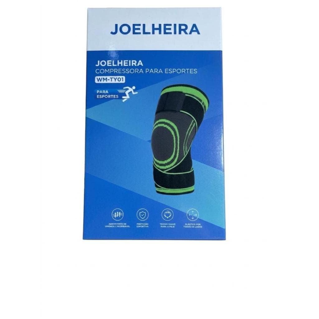 Joelheira compressora Esportivas Premium - Proteção Articular e Estabilidade Antitorção
