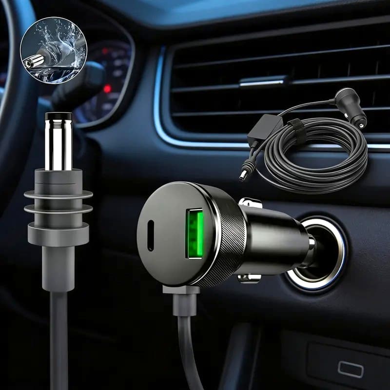 Cabo para Antena Starlink Mini 3x1 Gen4 Gen5 Alimentação Inversor Estabilizador 100W USB TIPOC Não reinicia antena