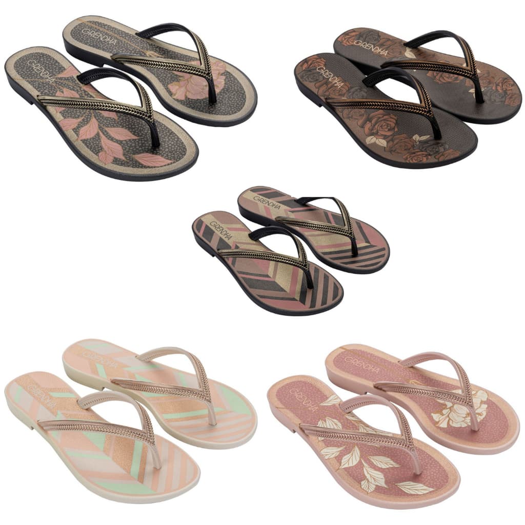 sandalia Rasteira chinelo Feminina Grendha Mais Açái Energia original confortavel  lançamento